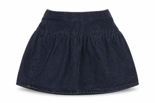TU Girls Blue Cotton Skater Skirt Size 5-6 Years Regular