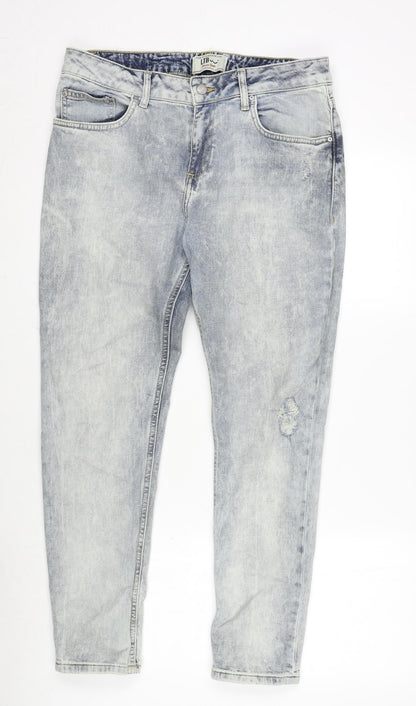 LTB Mens Blue Cotton Blend Straight Jeans Size 34 in L27 in Regular Zip