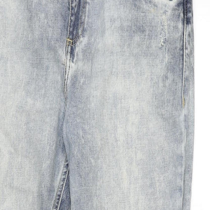 LTB Mens Blue Cotton Blend Straight Jeans Size 34 in L27 in Regular Zip