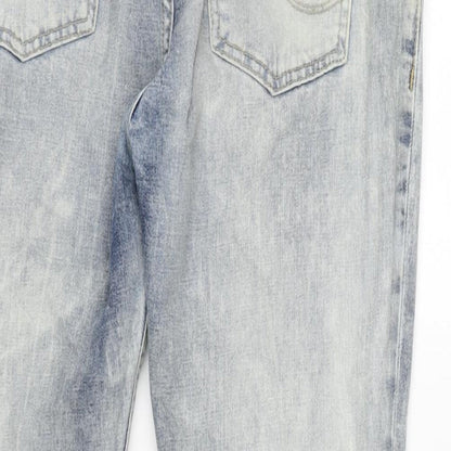 LTB Mens Blue Cotton Blend Straight Jeans Size 34 in L27 in Regular Zip