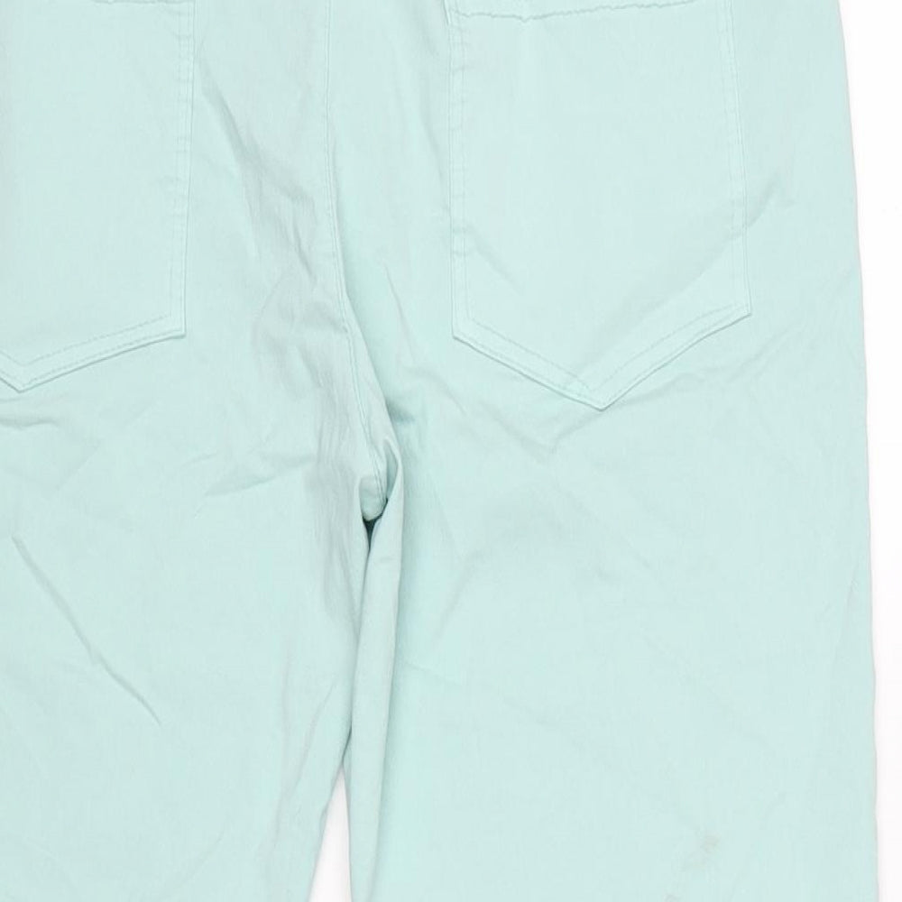 Womens UK Size 30 in Made in Italy Regular Fit  Green Trousers