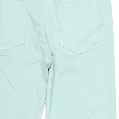 Womens UK Size 30 in Made in Italy Regular Fit  Green Trousers