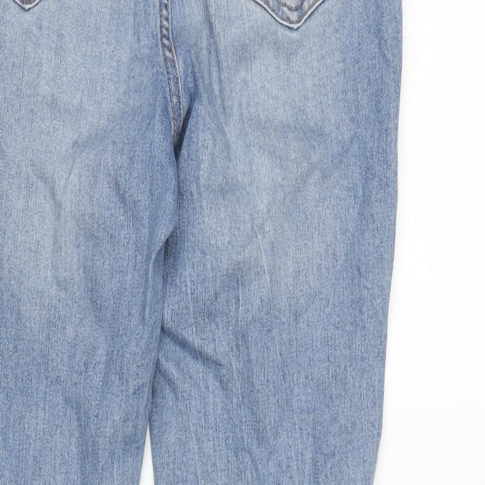 George Womens Blue Cotton Blend Skinny Jeans Size 10 L29 in Regular Zip