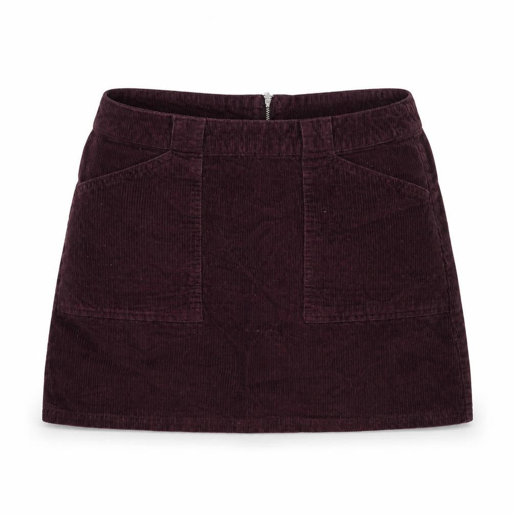Womens UK Size 14 F&F A-Line Corduroy Skirt