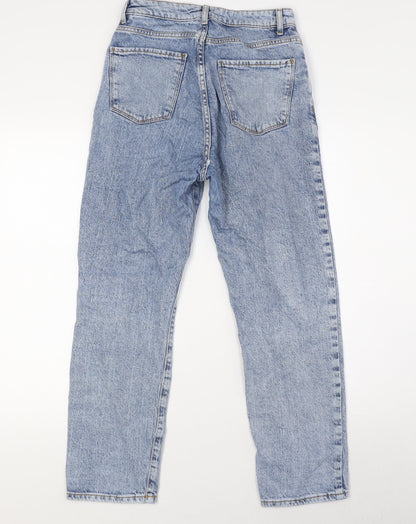 Denim Girls Blue Cotton Skinny Jeans Size 13 Years L27 in Regular Button