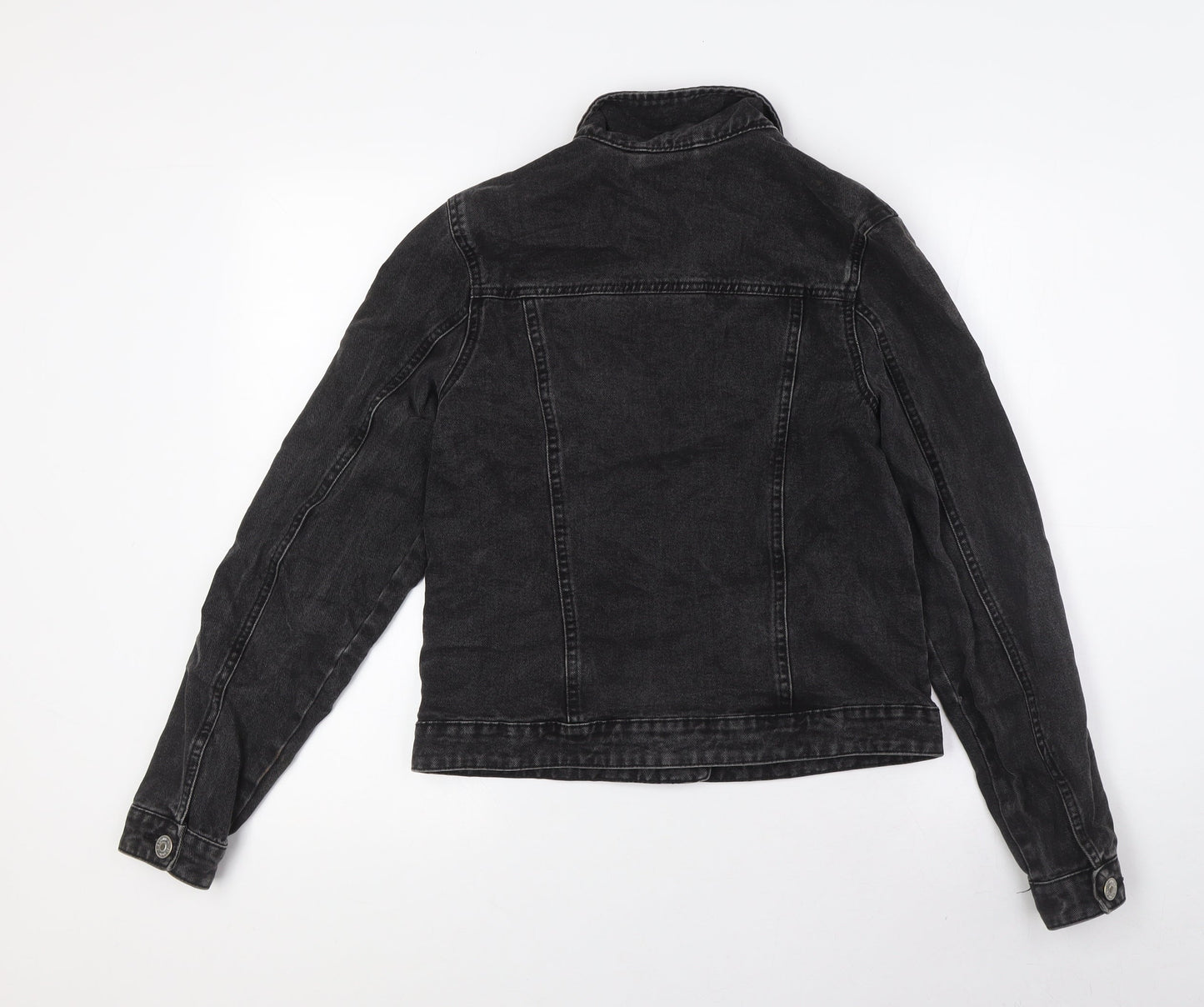 George Womens Black Jacket Size 10 Button
