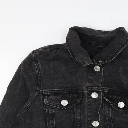 George Womens Black Jacket Size 10 Button