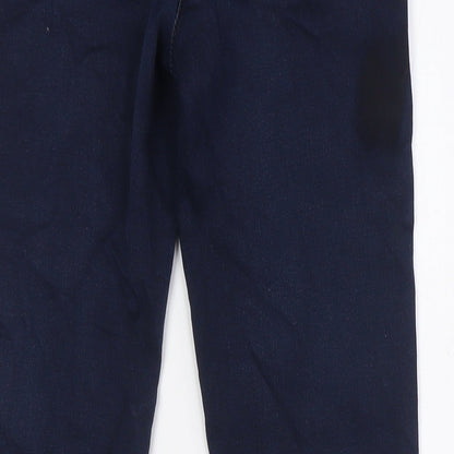 Gerry Weber Womens Blue Cotton Straight Jeans Size 8 L26 in Regular Button