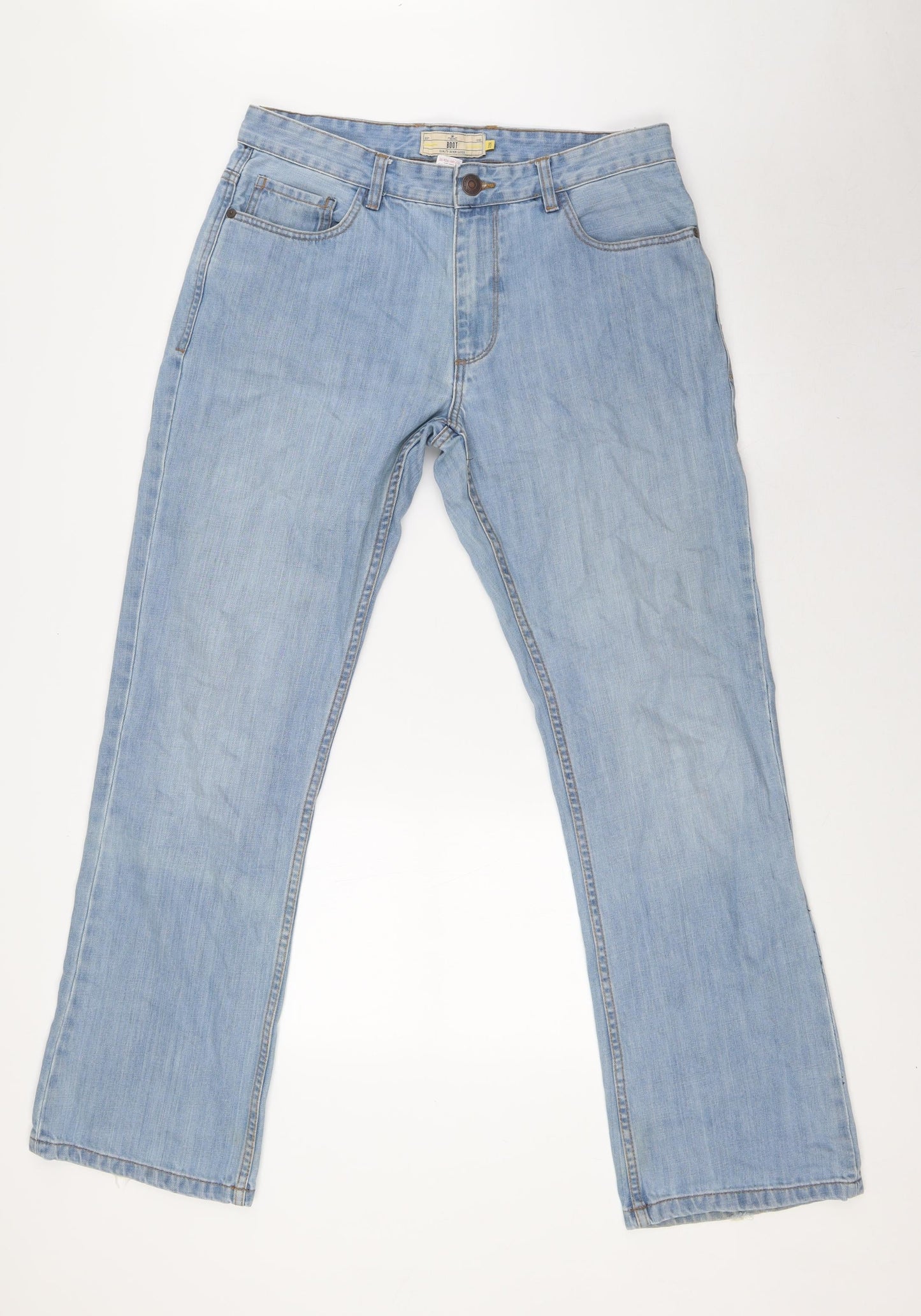 Mens UK Size 32 in NEXT Regular Fit Straight Blue Jeans