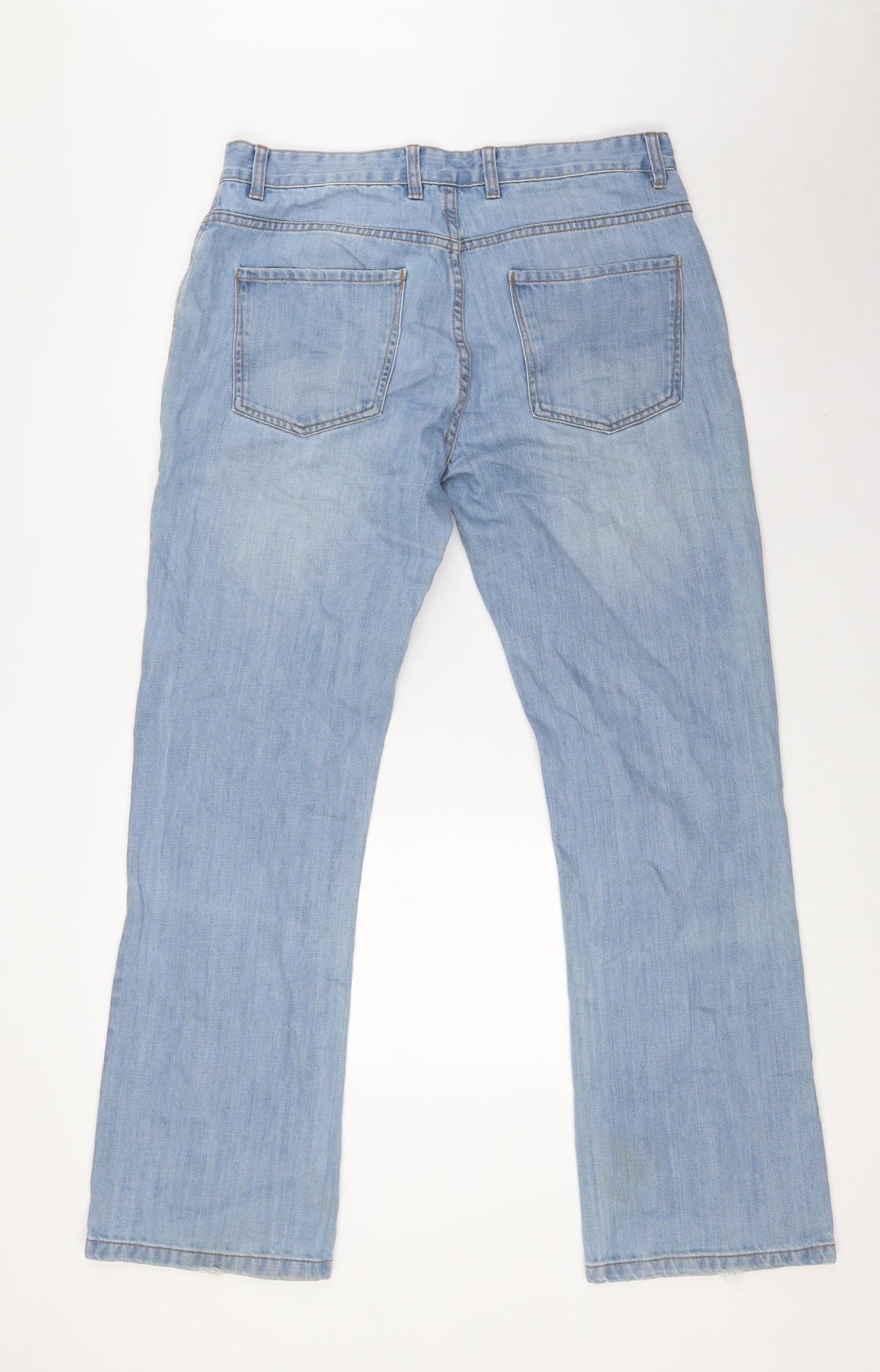 Mens UK Size 32 in NEXT Regular Fit Straight Blue Jeans