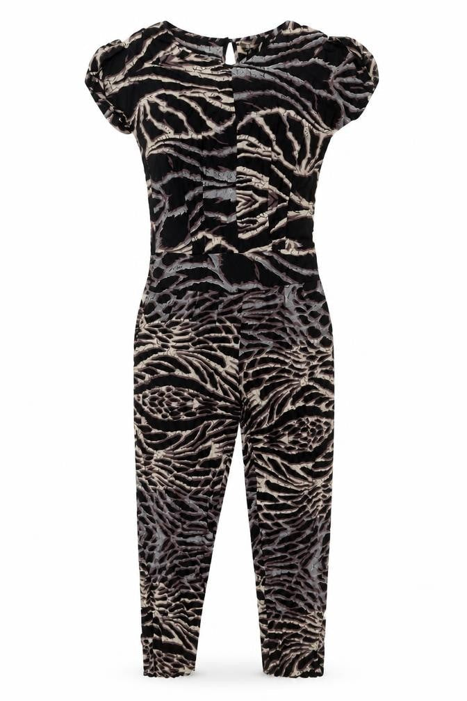 Womens UK Size 8 NEXT One-Piece Black Jumpsuit