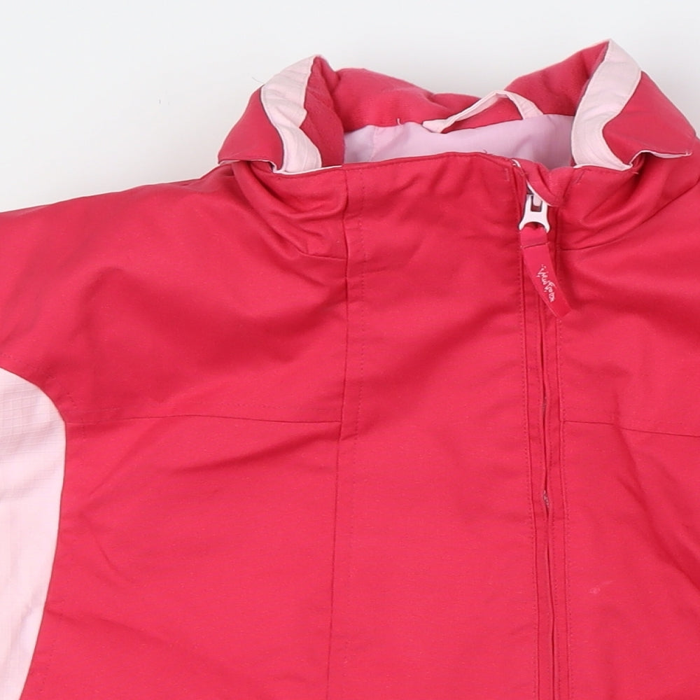 Marks and Spencer Girls Pink Ski Jacket Jacket Size 13-14 Years Zip