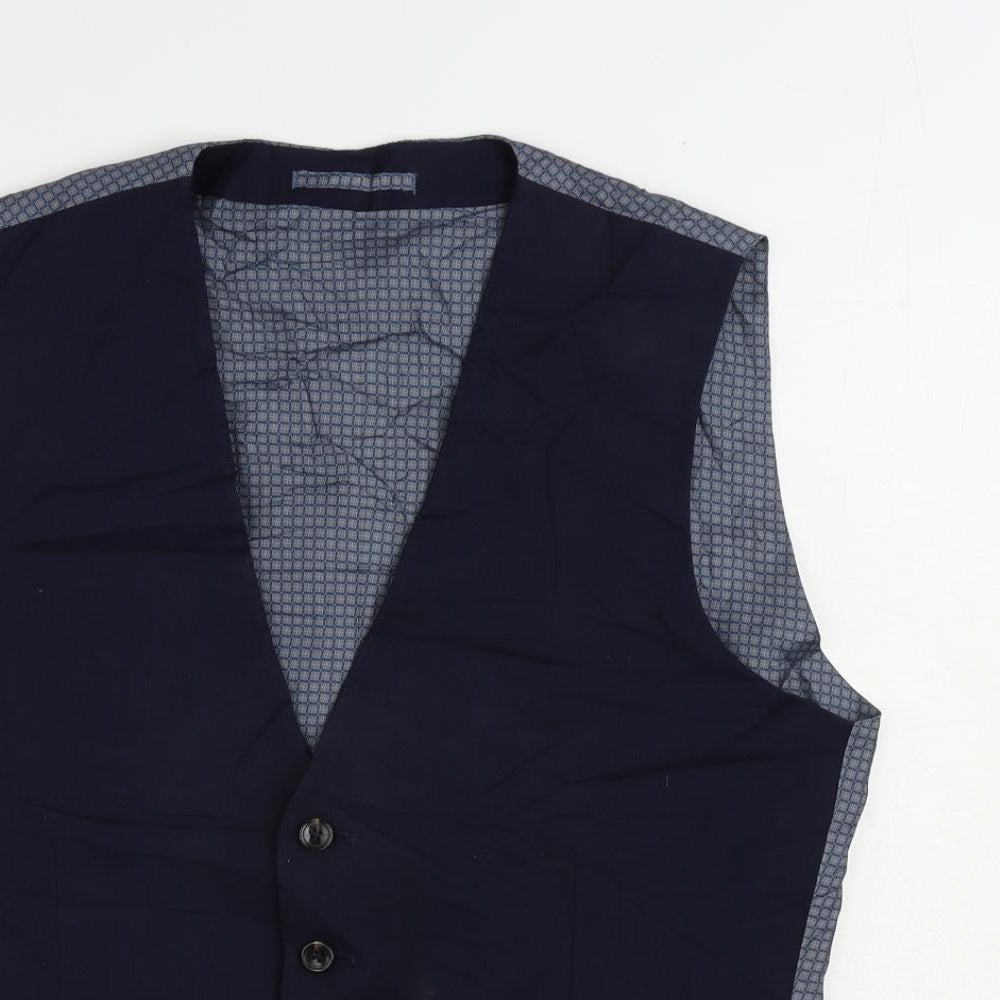 Mens UK Size 38 Burton Regular Blue Suit Jacket