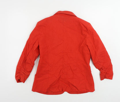 Womens UK Size 10 Fransa Red Jacket