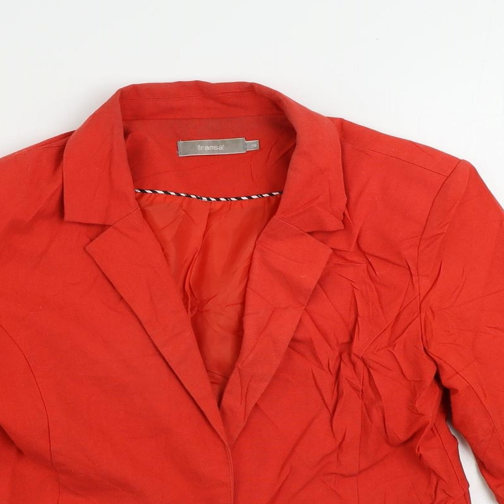 Womens UK Size 10 Fransa Red Jacket