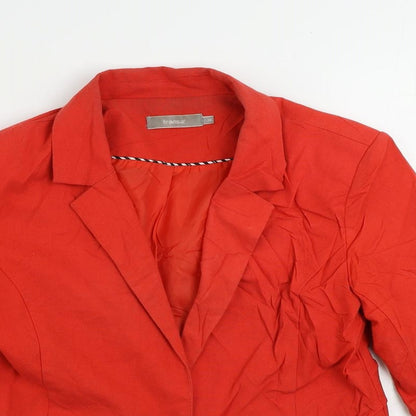 Womens UK Size 10 Fransa Red Jacket
