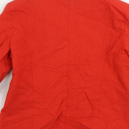 Womens UK Size 10 Fransa Red Jacket