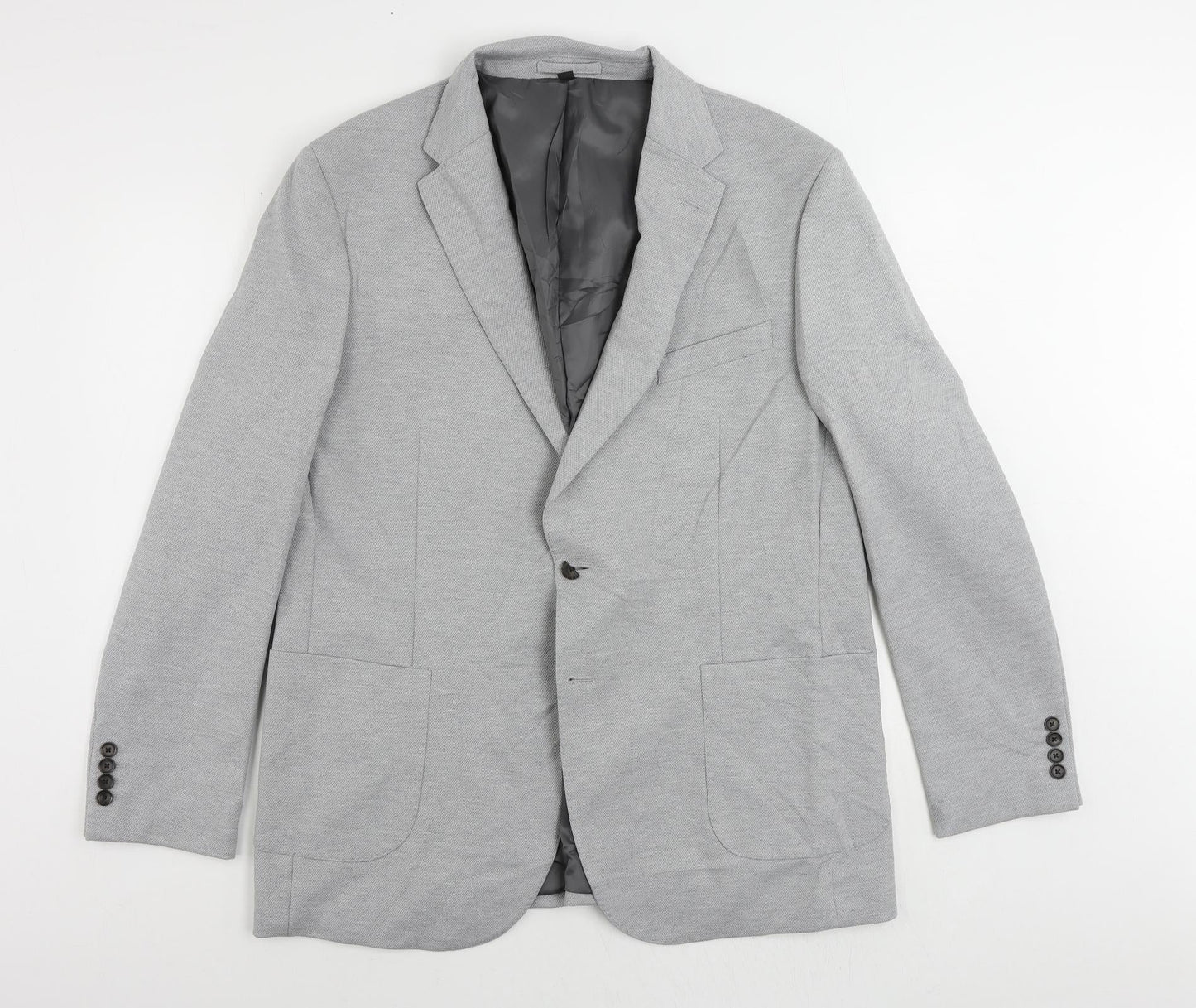 Mens UK Size 46 Marks and Spencer Regular Grey Suit Jacket