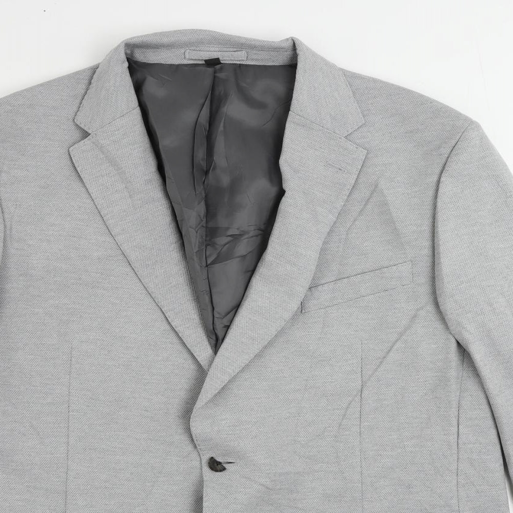 Mens UK Size 46 Marks and Spencer Regular Grey Suit Jacket