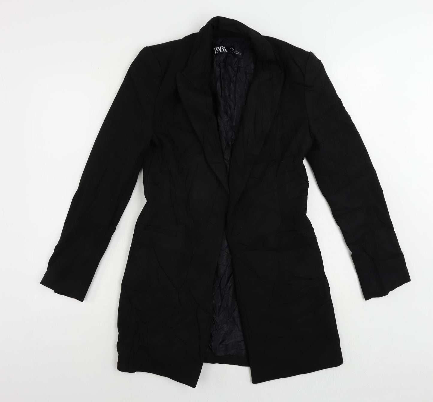 Womens UK Size XS Zara Black Jacket