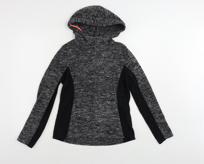 NEXT Womens Grey Jacket Size 8 Zip - Hooded