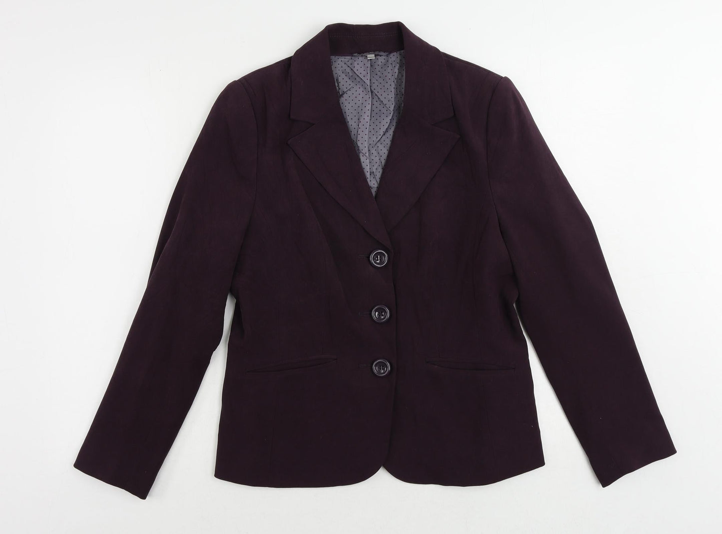 Womens UK Size 10 EWM Purple Jacket