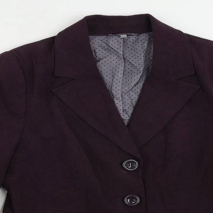 Womens UK Size 10 EWM Purple Jacket