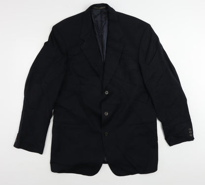 Mens UK Size 44 St Michael Regular Blue Suit Jacket