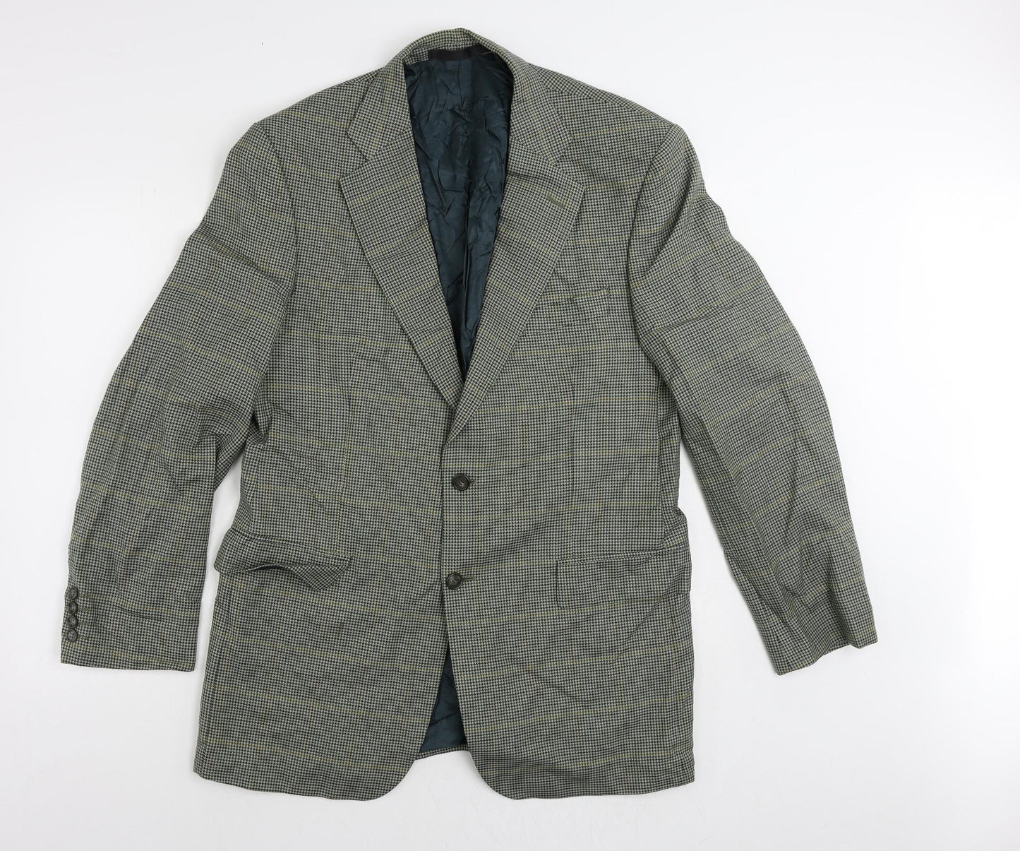 Mens UK Size 42 Marks and Spencer Regular Green Suit Jacket