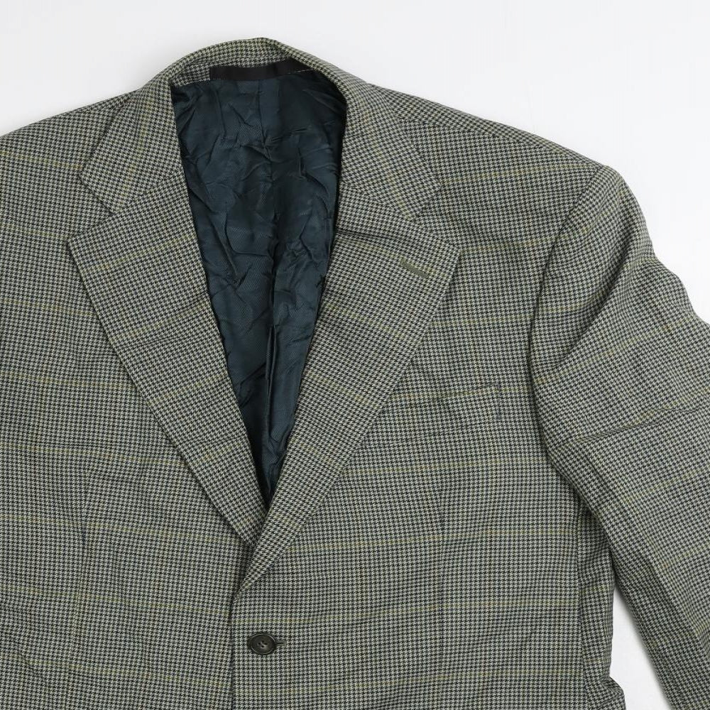 Mens UK Size 42 Marks and Spencer Regular Green Suit Jacket