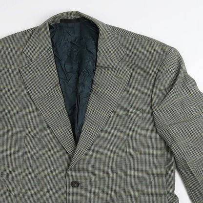 Mens UK Size 42 Marks and Spencer Regular Green Suit Jacket