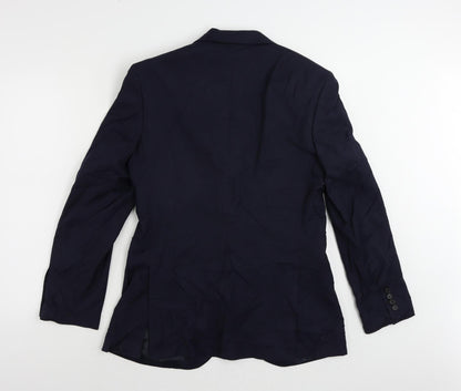 Mens UK Size 38 Marks and Spencer Regular Blue Suit Jacket