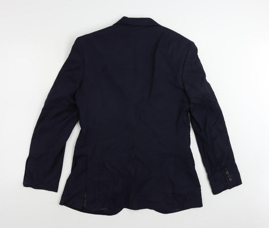 Mens UK Size 38 Marks and Spencer Regular Blue Suit Jacket