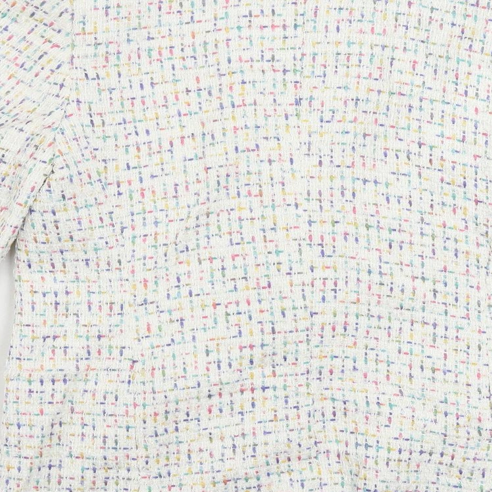 Womens UK Size 10 Marks and Spencer White Jacket