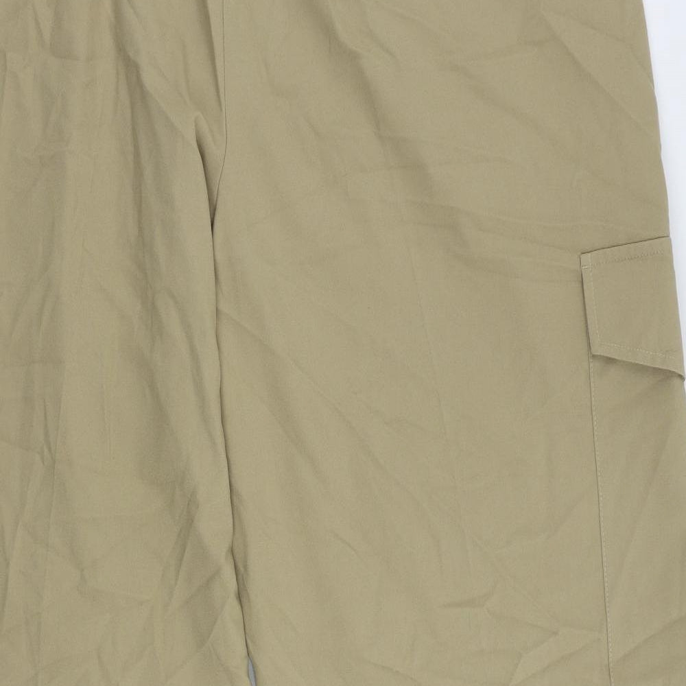 Womens UK Size 22 Marks and Spencer Regular Fit Cargo Beige Trousers