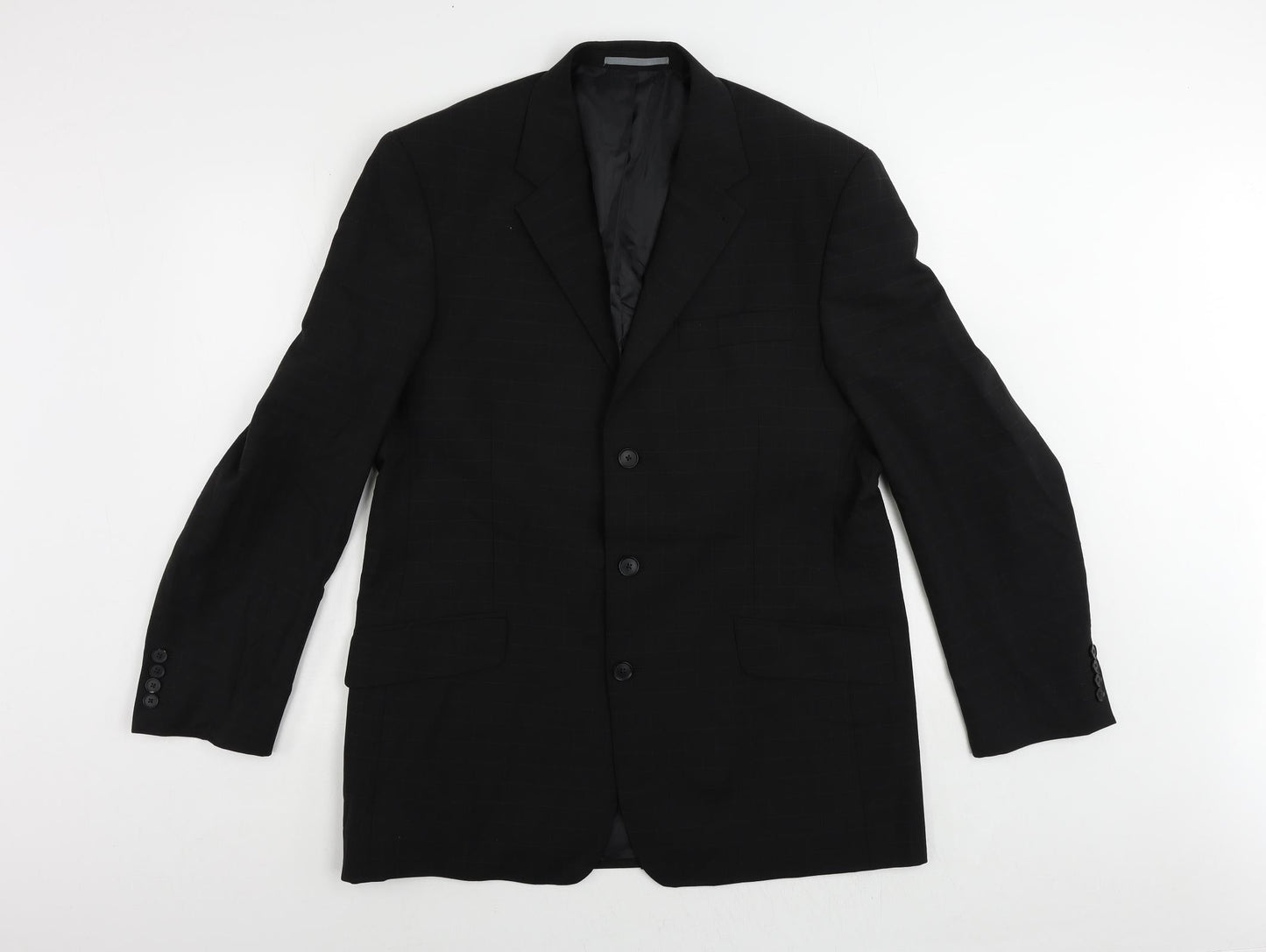 Mens UK Size 42 NEXT Regular Black Suit Jacket