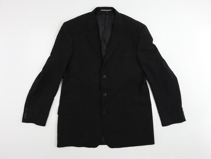 Mens UK Size 42 NEXT Regular Black Suit Jacket