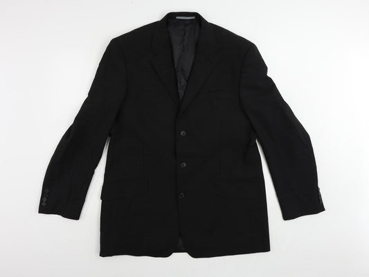 Mens UK Size 42 NEXT Regular Black Suit Jacket