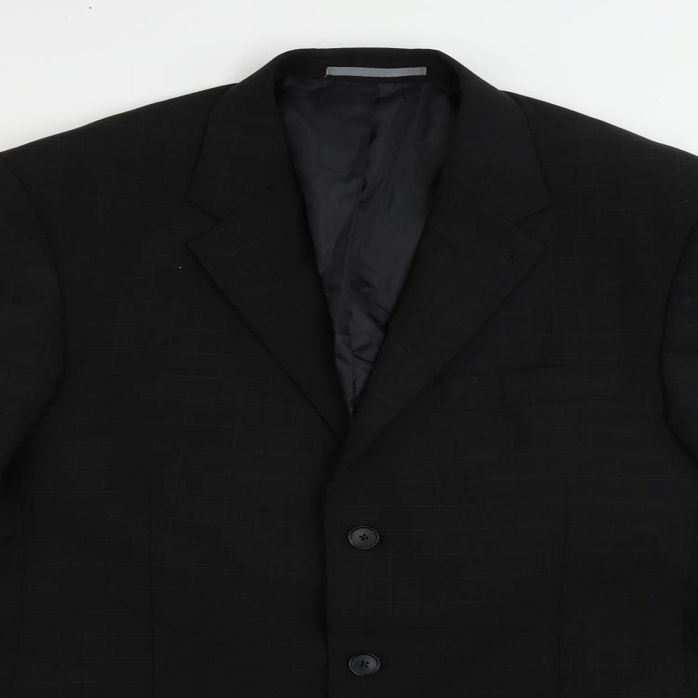 Mens UK Size 42 NEXT Regular Black Suit Jacket