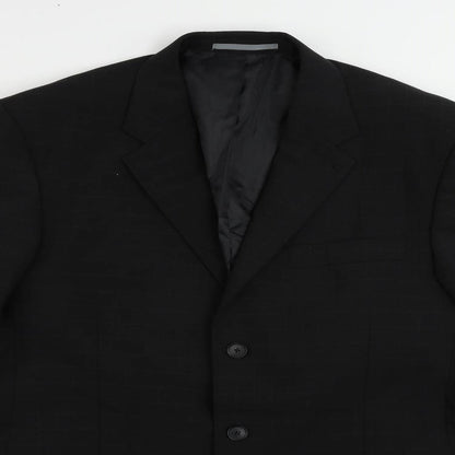 Mens UK Size 42 NEXT Regular Black Suit Jacket
