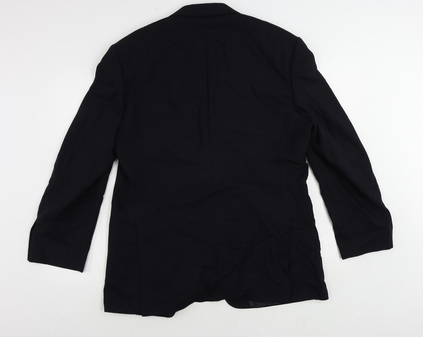 Mens UK Size 46 Marks and Spencer Regular Blue Suit Jacket