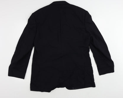 Mens UK Size 46 Marks and Spencer Regular Blue Suit Jacket