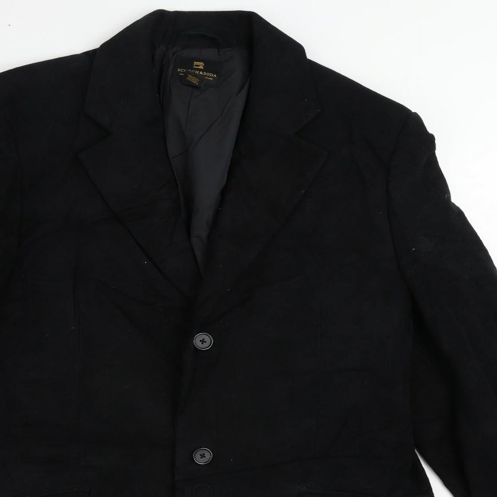 Mens UK Size XL Scotch & Soda Black Jacket
