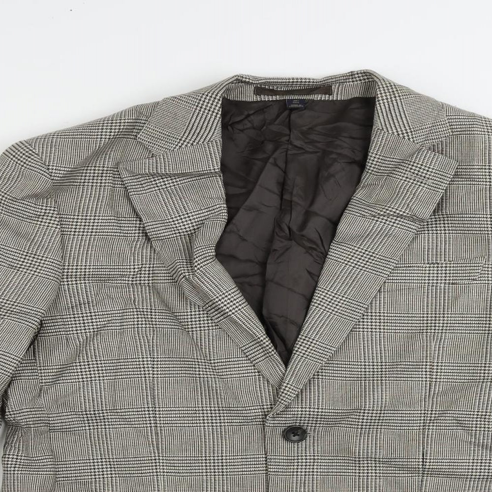 Mens UK Size 38 Marks and Spencer Regular Beige Suit Jacket