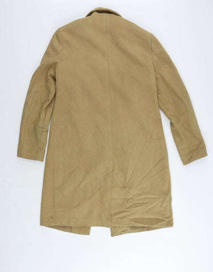 Womens UK Size 10 New Look Beige Overcoat