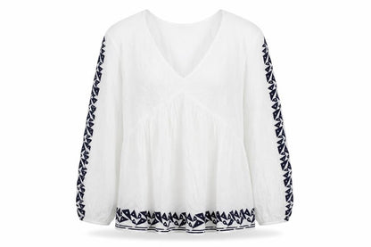 Womens UK Size 8 Marks and Spencer White Basic Blouse