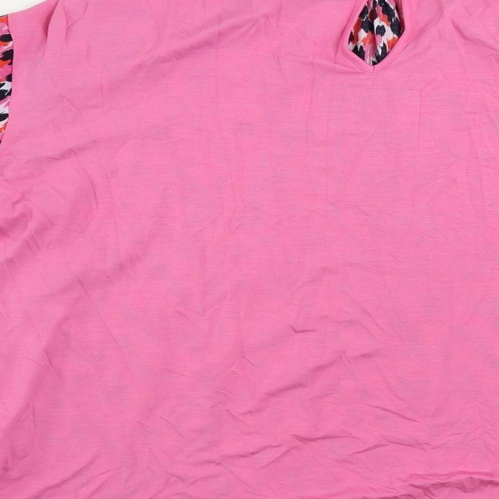 Womens UK Size 8 Marks and Spencer Pink Basic Blouse