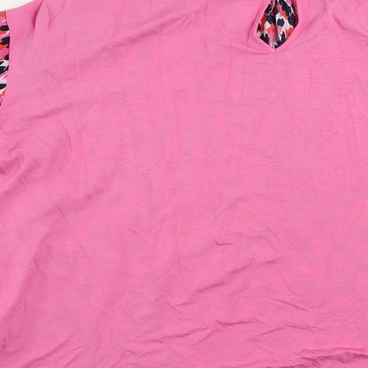 Womens UK Size 8 Marks and Spencer Pink Basic Blouse