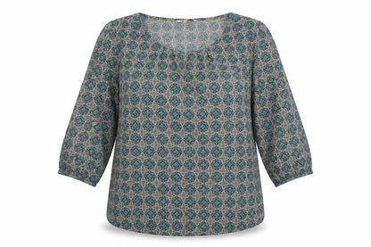 Womens UK Size 18 Debenhams Grey Basic Blouse