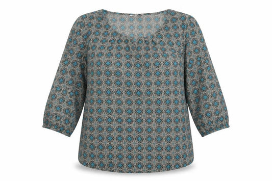 Womens UK Size 18 Debenhams Grey Basic Blouse